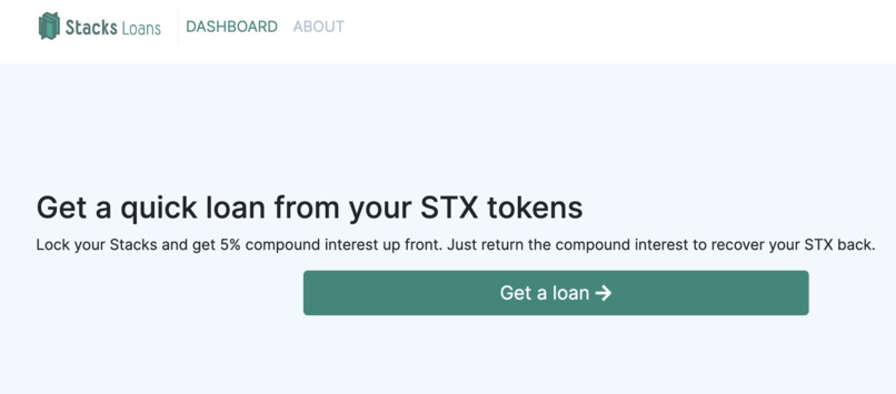 Stacks Loans – screenshot 1