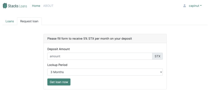 Stacks Loans – screenshot 3