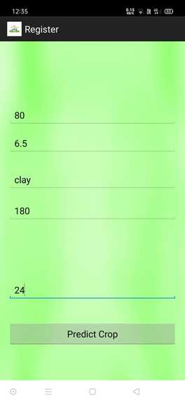 AI based support system for farmers – screenshot 2