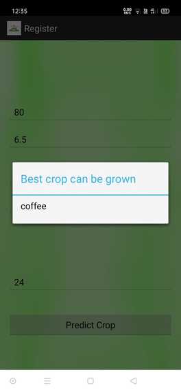 AI based support system for farmers – screenshot 3