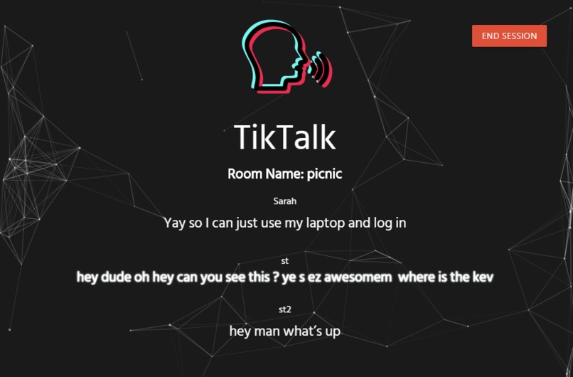 TikTalk – screenshot 2