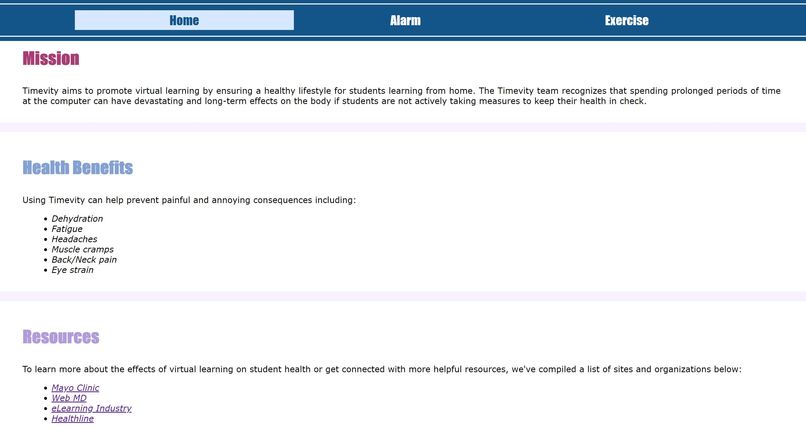 Timevity – screenshot 2