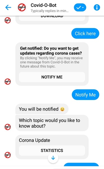 Covid-O-Bot – screenshot 8