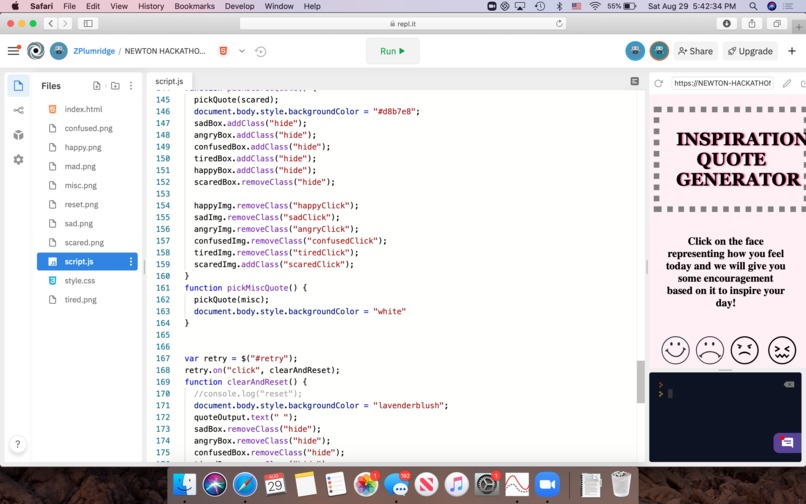 Inspirational Quote Generator – screenshot 5