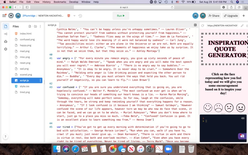 Inspirational Quote Generator – screenshot 6