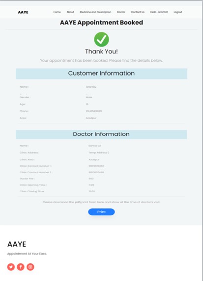 AAYE- Appointement At Your Ease – screenshot 8