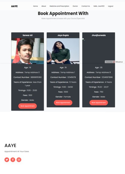 AAYE- Appointement At Your Ease – screenshot 9