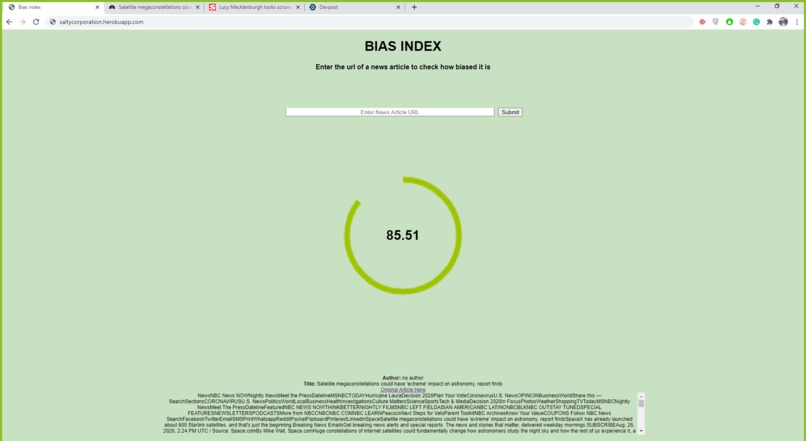 Bias Index – screenshot 1