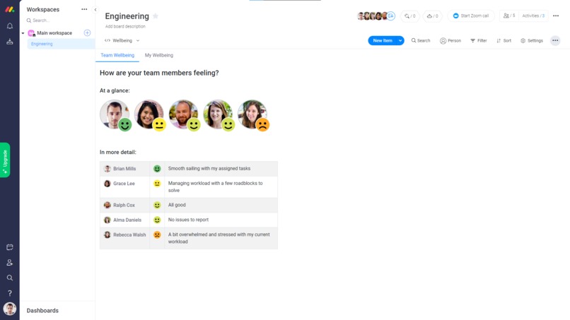 Wellbeing – screenshot 1