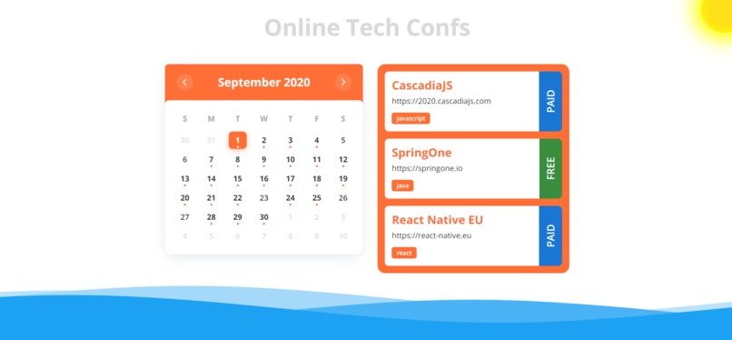 Online Tech Confs – screenshot 1