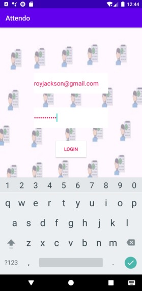 AttendoApp – screenshot 2