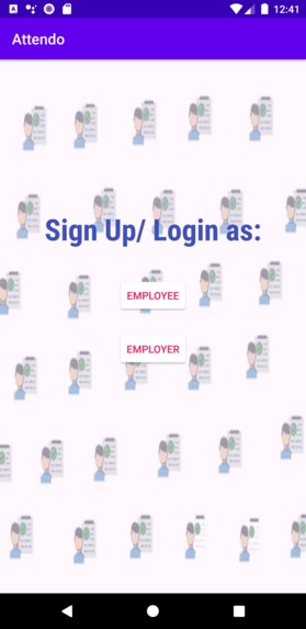 AttendoApp – screenshot 1