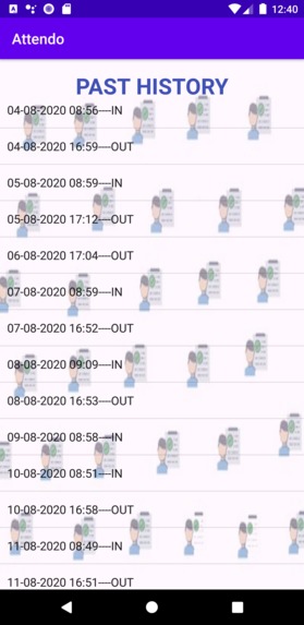 AttendoApp – screenshot 5