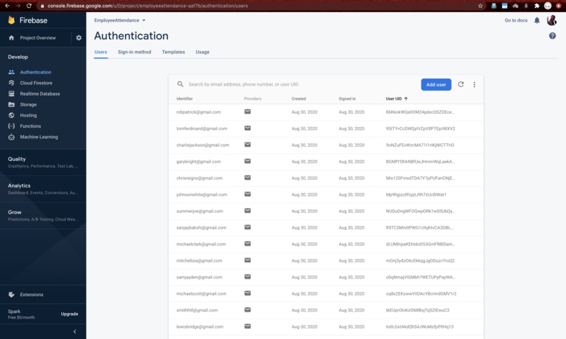 AttendoApp – screenshot 9