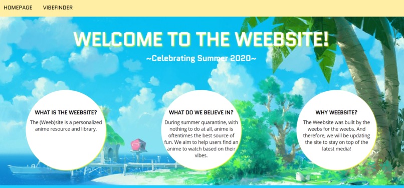 Weebsite – screenshot 2