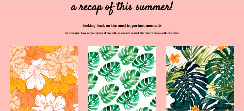 Recap of Summer 2020 – screenshot 1
