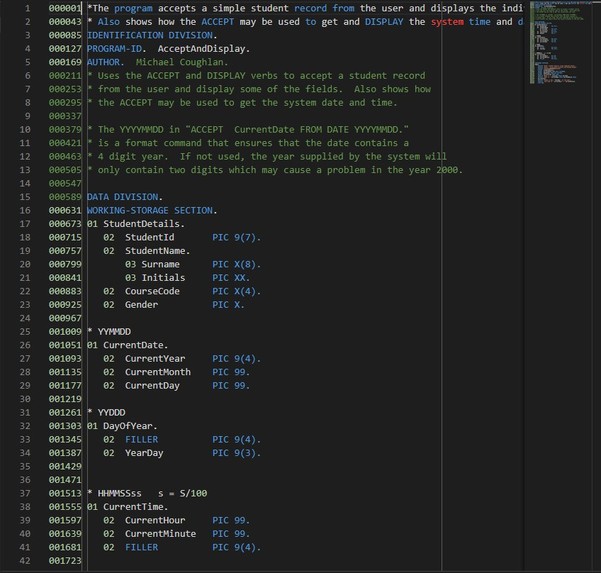 COBOL Ready – screenshot 1