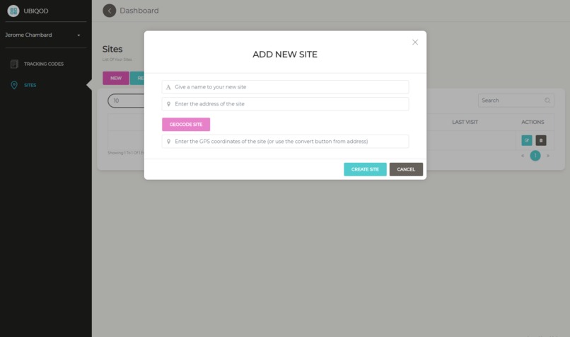 Presence and working time monitoring by GPS – screenshot 2