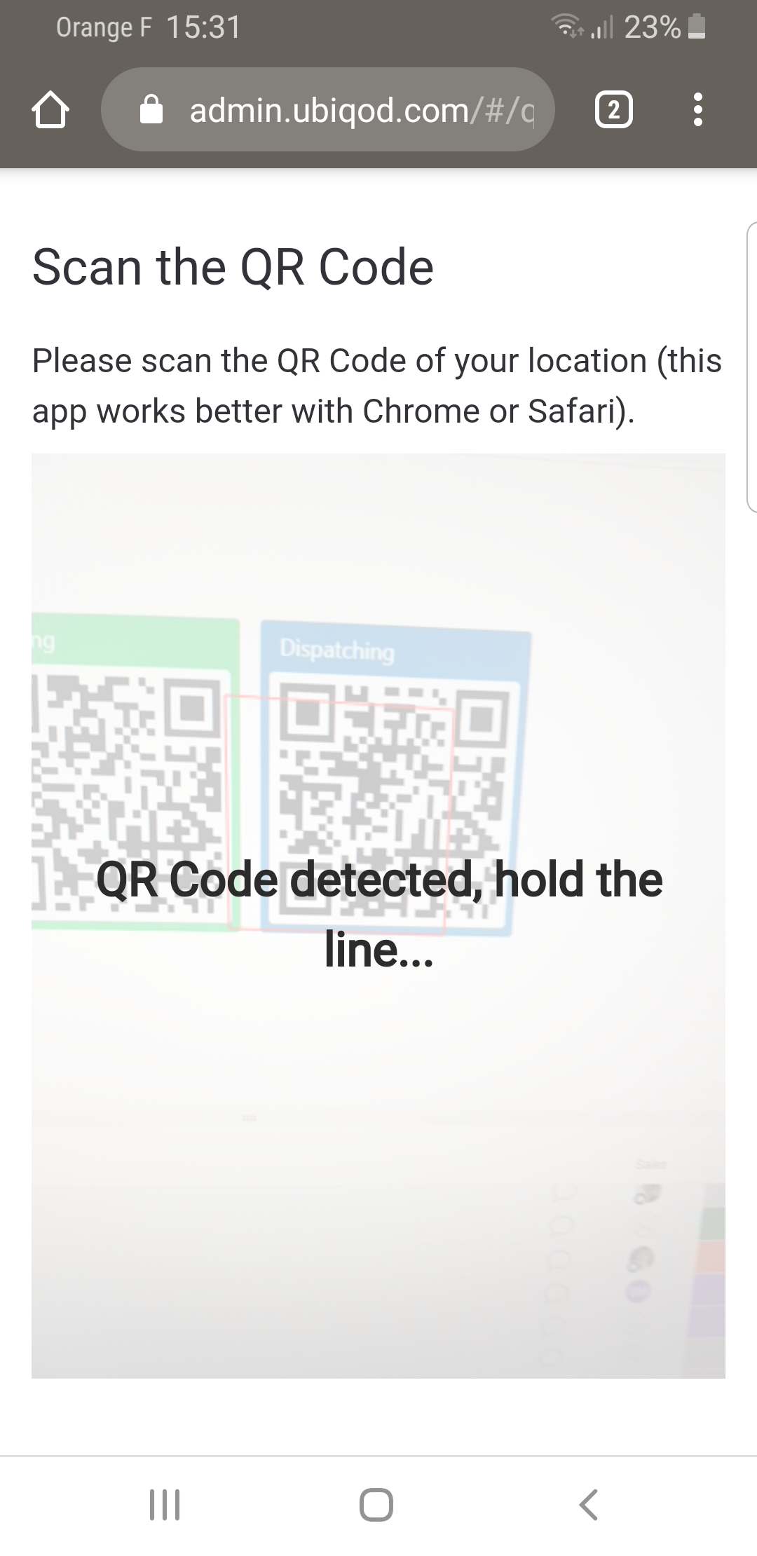Order and asset tracking in with QR Codes Devpost