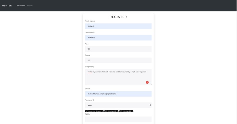 Menter – screenshot 4