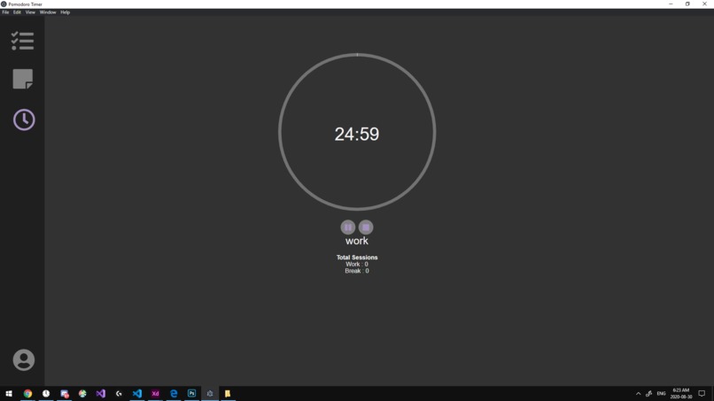Sequence: a productivity application – screenshot 2