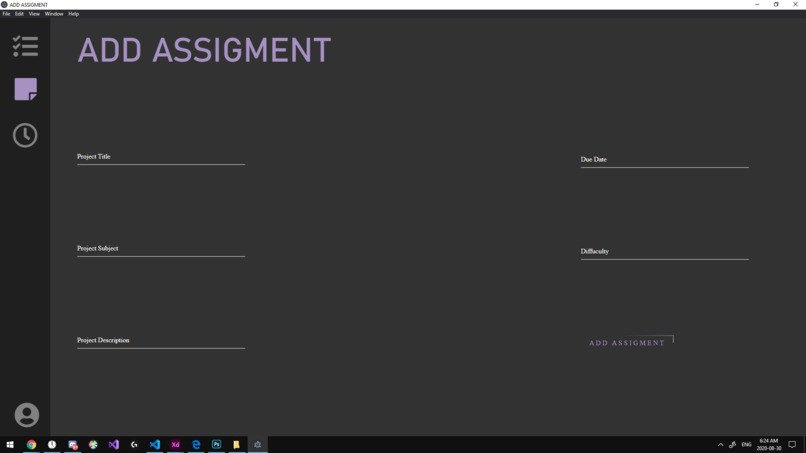 Sequence: a productivity application – screenshot 4