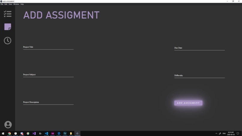 Sequence: a productivity application – screenshot 5