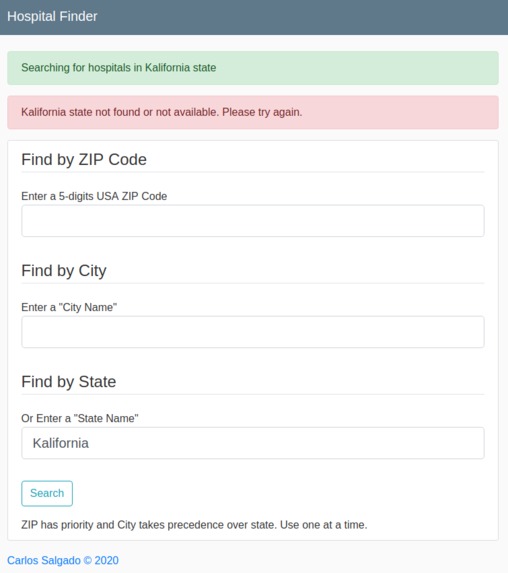 Hospital beds finder – screenshot 2