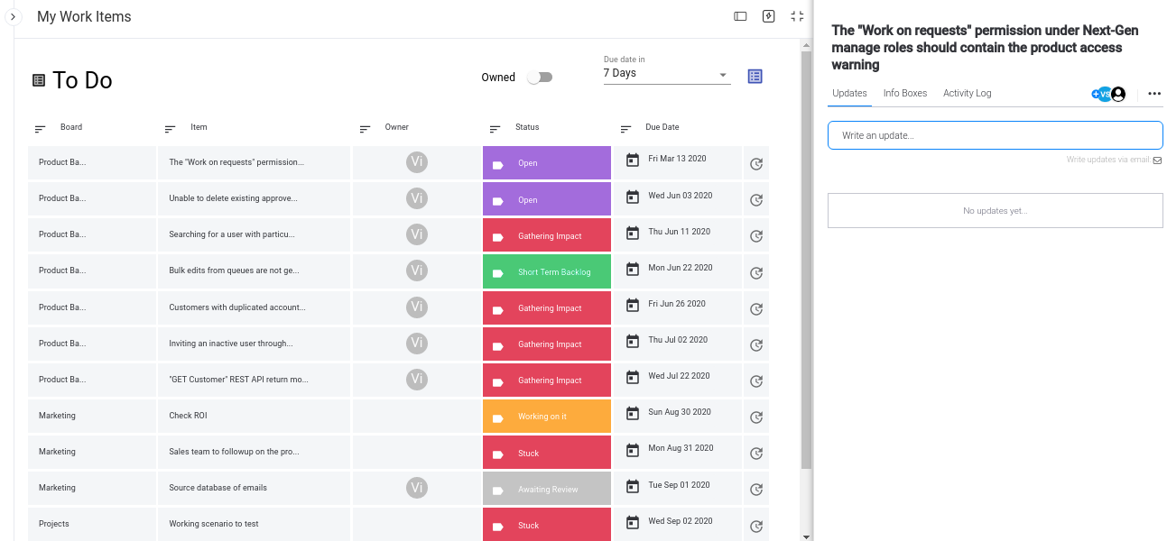 Get Things Done App for Monday Devpost
