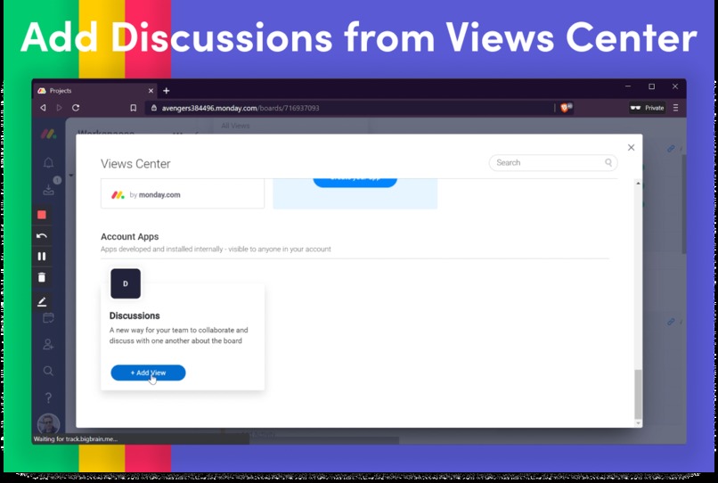 Discussions – screenshot 2