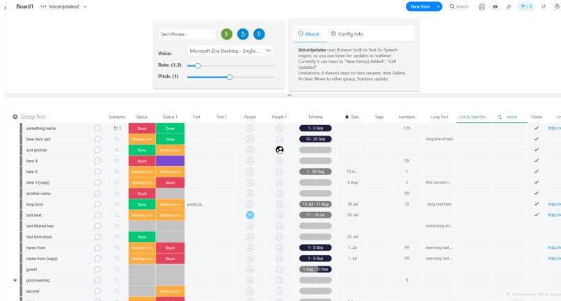 VoiceUpdates – screenshot 1