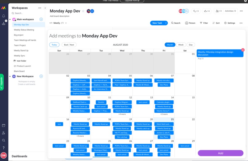 Meetly – screenshot 1