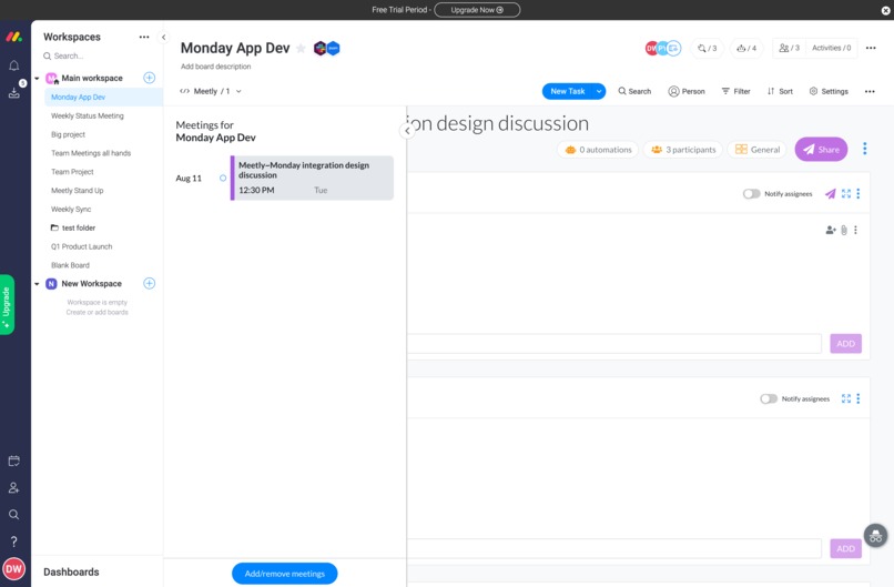 Meetly – screenshot 2