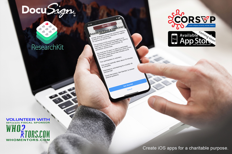 CORSVP™ - COVID-19 Registry Screening Volunteer Platform – screenshot 2