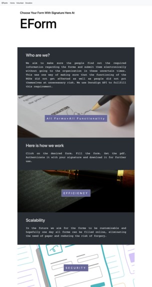 EForm – screenshot 3