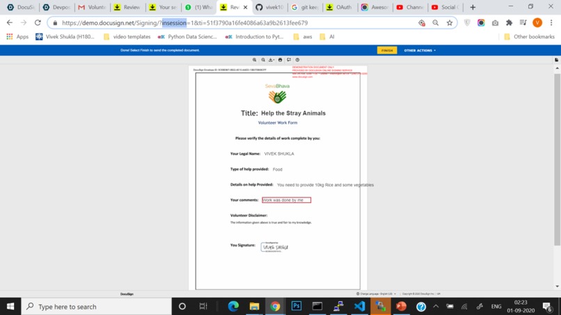 Social Collaboration Platform with Docusign – screenshot 4
