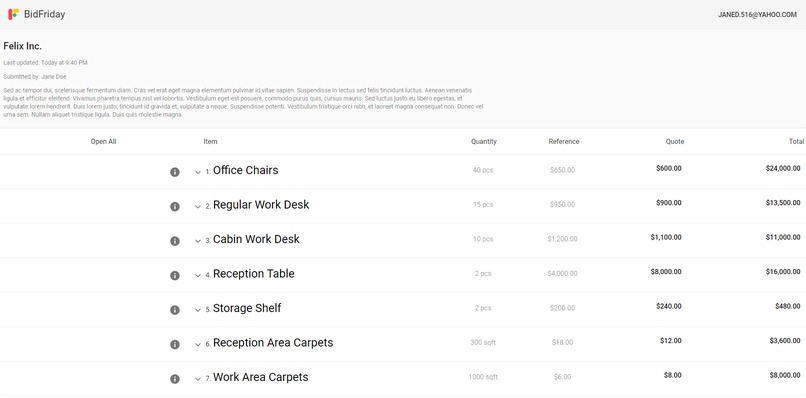 BidFriday – screenshot 5