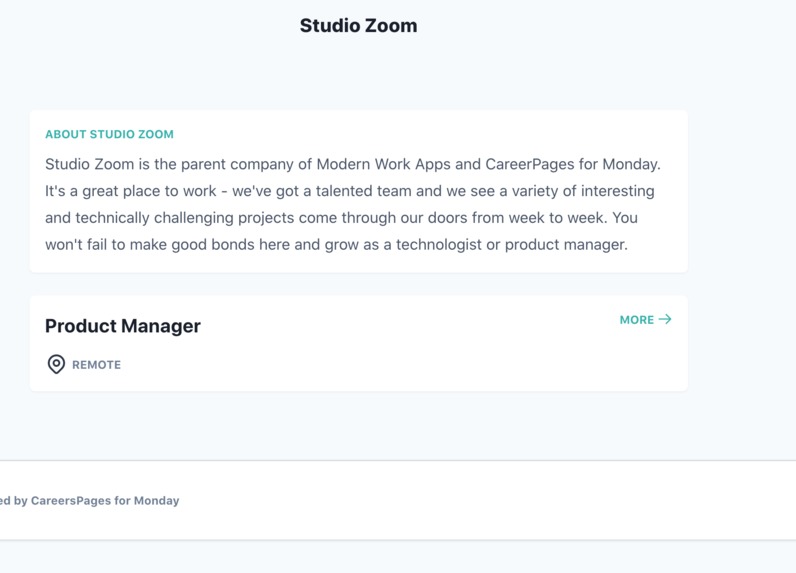 CareersPages for Monday – screenshot 4