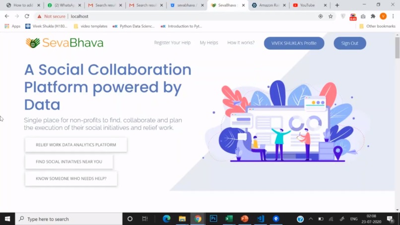 Relief Work Data Analytics Platform – screenshot 7