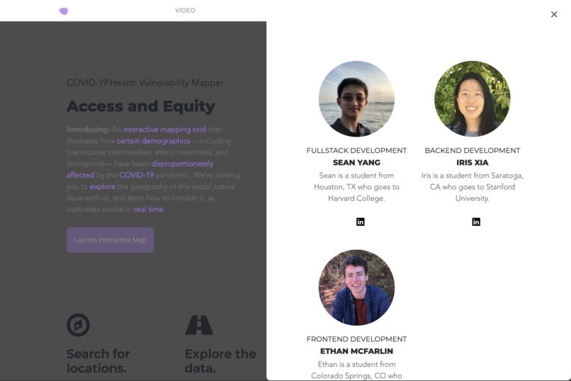 Access and Equity: Health Vulnerability Mapper COVID-19 – screenshot 4