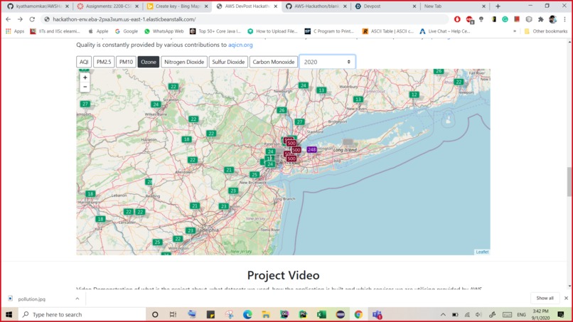 Analysis of Air Quality post Covid-19 – screenshot 4