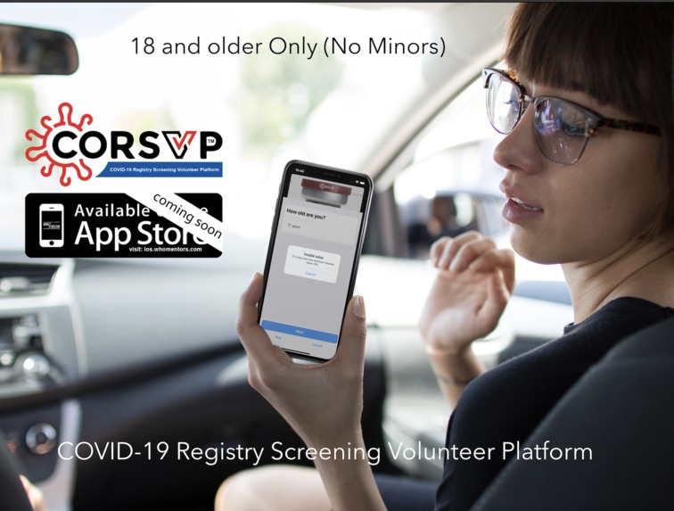 CORSVP™ - COVID-19 Registry Screening Volunteer Platform – screenshot 4
