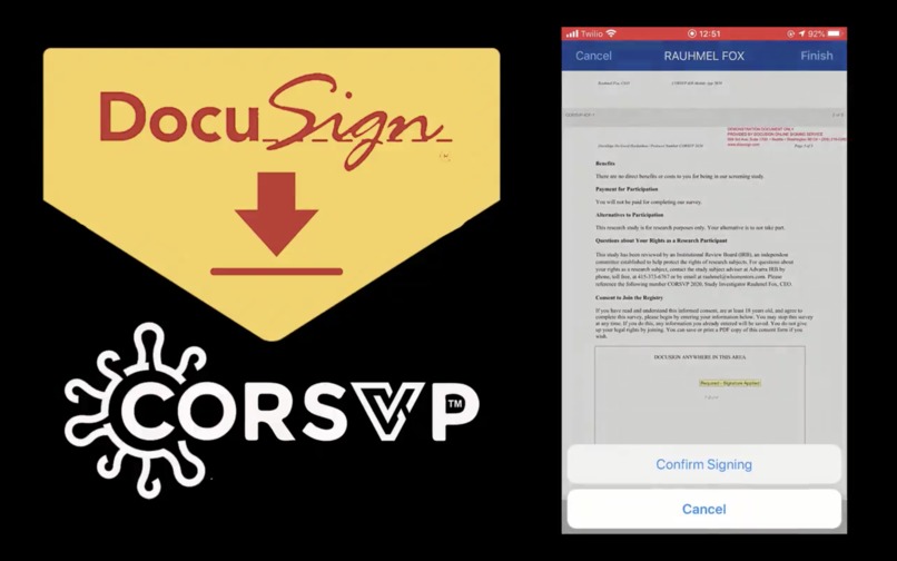 CORSVP™ - COVID-19 Registry Screening Volunteer Platform – screenshot 9