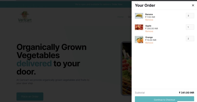 VertCart – screenshot 3