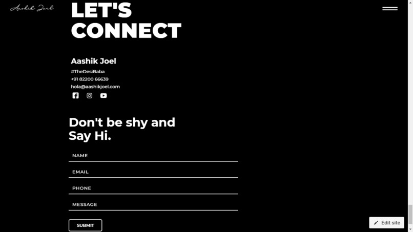 Aashik Joel's Portfolio – screenshot 7