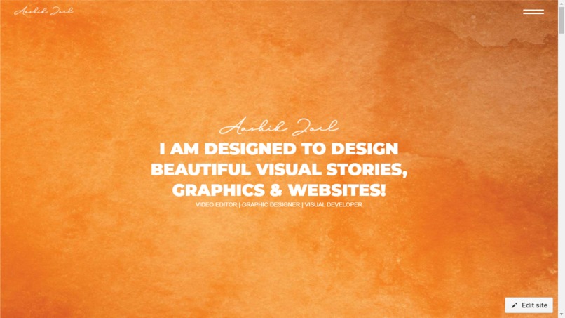 Aashik Joel's Portfolio – screenshot 1