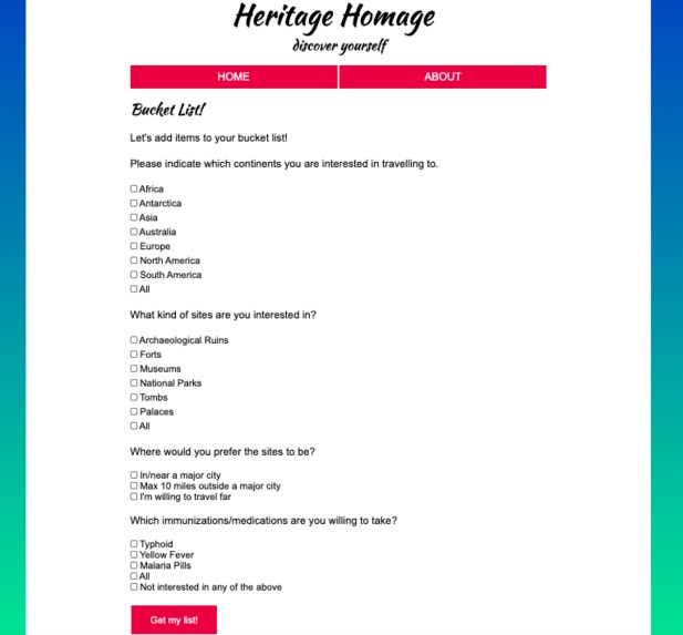 Heritage Homage – screenshot 1