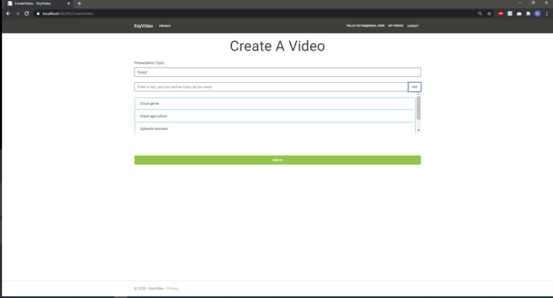 Keyvid – screenshot 4