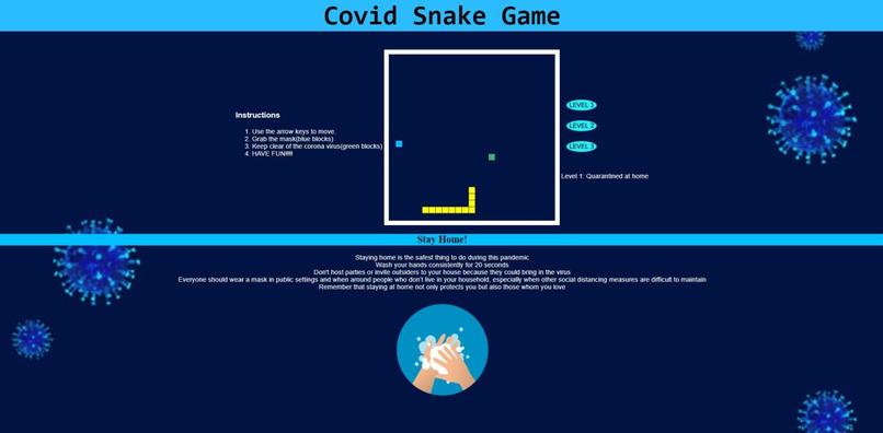 Covid Snake Game – screenshot 2