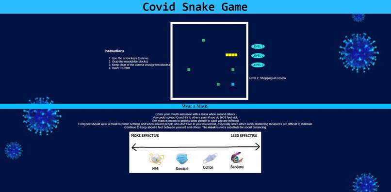 Covid Snake Game – screenshot 3